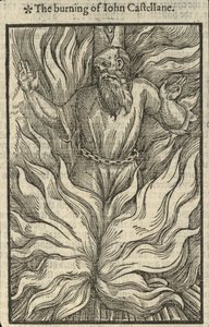 Il rogo di Giovanni Castellane (incisione) da English School