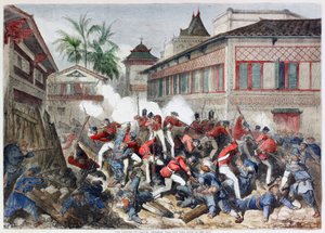 La cattura di Canton: Scaramuccia vicino alla porta ovest della città