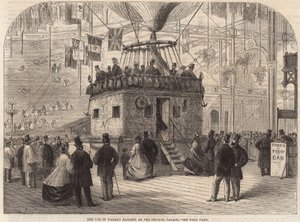 La carrozza del pallone di Nadar al Crystal Palace