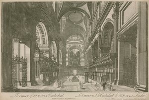 Il coro della Cattedrale di St Paul, Londra da English School