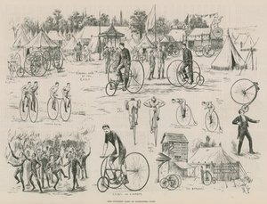Il campo dei ciclisti ad Alexandra Park da English School