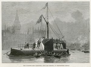 La nave cilindrica Cleopatra, con l