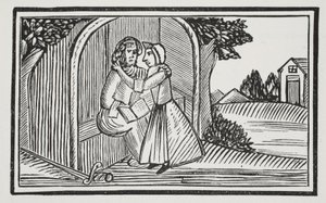 La morte di Guy, illustrazione da Chap-books del XVIII secolo di John Ashton, pub. 1882