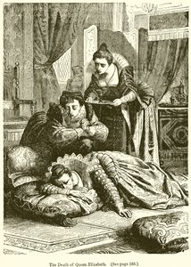 La morte della Regina Elisabetta da English School