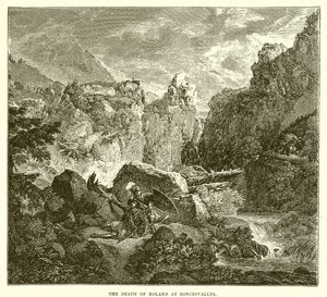 La morte di Rolando a Roncisvalle da English School