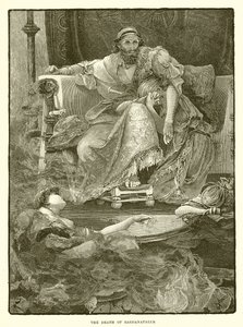 La morte di Sardanapalo da English School
