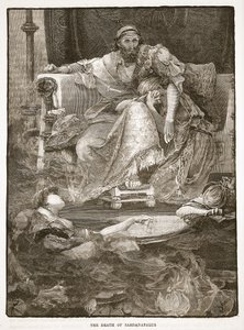 La morte di Sardanapalo da English School