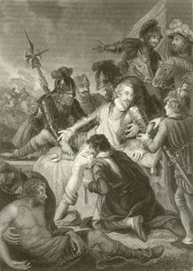 La morte di Sir Philip Sidney da English School