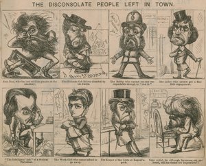 Le persone sconsolate in città