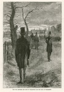 Il duello tra il Duca di Wellington e il Conte di Winchelsea da English School