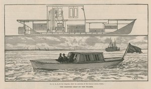 La barca elettrica sul Tamigi