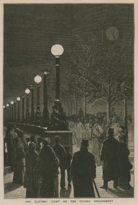 La luce elettrica sull