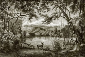 Il lago incantato nell
