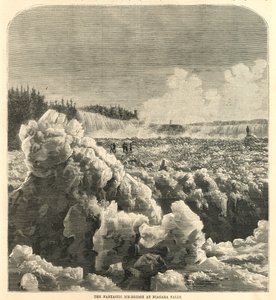 Il fantastico ponte di ghiaccio alle Cascate del Niagara