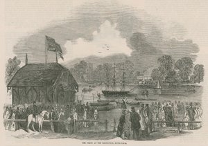 Il traghetto sulla Serpentine, Hyde Park, Londra da English School