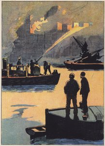 I vigili del fuoco al lavoro sul fiume da English School