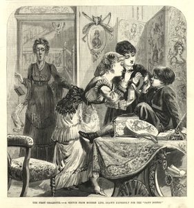 La prima sigaretta; Uno schizzo dalla vita moderna da English School