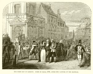 Il primo giorno di Libertà. Scena a Parigi, 1789, dopo la cattura della Bastiglia