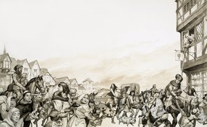 Le strade malfamate della Londra del Medioevo