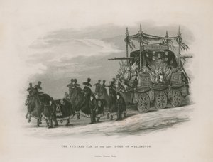 Carro funebre del defunto Duca di Wellington da English School