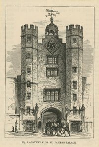 Il portale di St Jamess Palace da English School