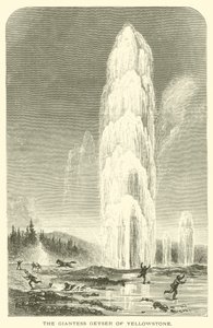Il geyser gigante di Yellowstone da English School