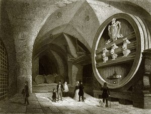 La grande botte di vino a Heidelberg da English School