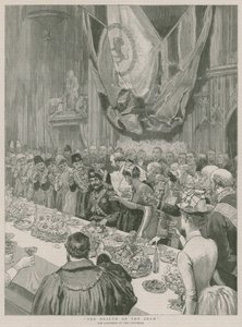 La salute dello Scià; Il pranzo al Guildhall, Londra da English School