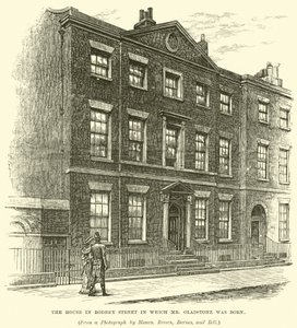 La casa in Rodney Street in cui è nato Mr Gladstone