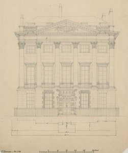 La casa del signor Scotmother, Cavendish Square, Londra da English School