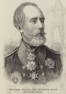 Il defunto ammiraglio Sir Adolphus Slade, Muchaver Pasha da English School