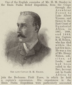 Il defunto Capitano R H Nelson da English School
