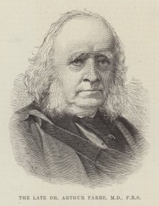 Il defunto Dr Arthur Farre, MD, FRS (incisione)
