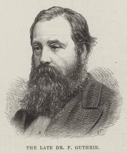 Il defunto Dr F Guthrie (incisione) da English School
