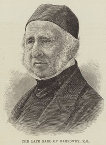 Il defunto Conte di Harrowby, KG