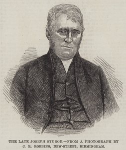 Il defunto Joseph Sturge da English School