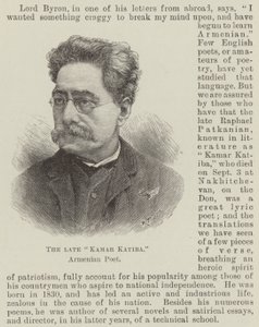 Il defunto "Kamar Katiba," poeta armeno da English School