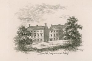La casa del defunto Lord Barrymore, Piccadilly, Londra da English School