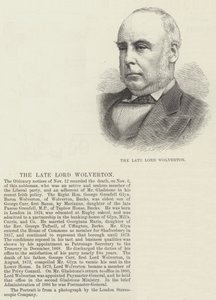 Il defunto Lord Wolverton (incisione) da English School