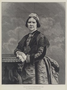 La defunta Madame Lind-Goldschmidt, Jenny Lind (incisione)
