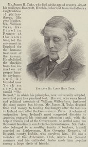 Il defunto Signor James Hack Tuke da English School
