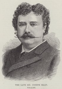 Il defunto Mr Joseph Maas, cantante da English School