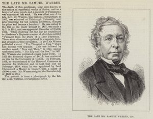 Il defunto signor Samuel Warren, QC da English School