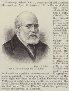 Il defunto Sir George Scharf, KCB da English School