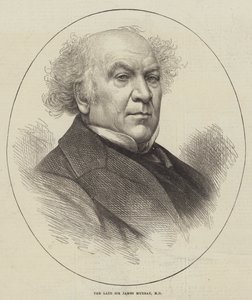 Il defunto Sir James Murray, MD (incisione) da English School