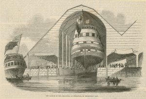 Il varo del Boscawen a Woolwich