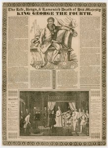 La vita, il regno e la morte lamentata di Sua Maestà, Re Giorgio IV da English School