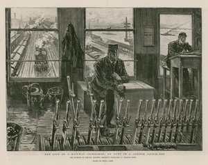 La vita di un segnalatore ferroviario in servizio in una cabina di segnalazione di Londra