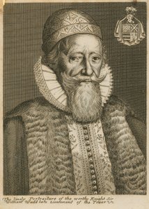 Il vivace ritratto del degno cavaliere Sir William Wadd da English School