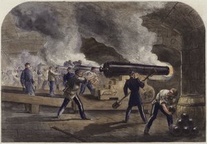 La batteria principale a Fort Sumter da English School